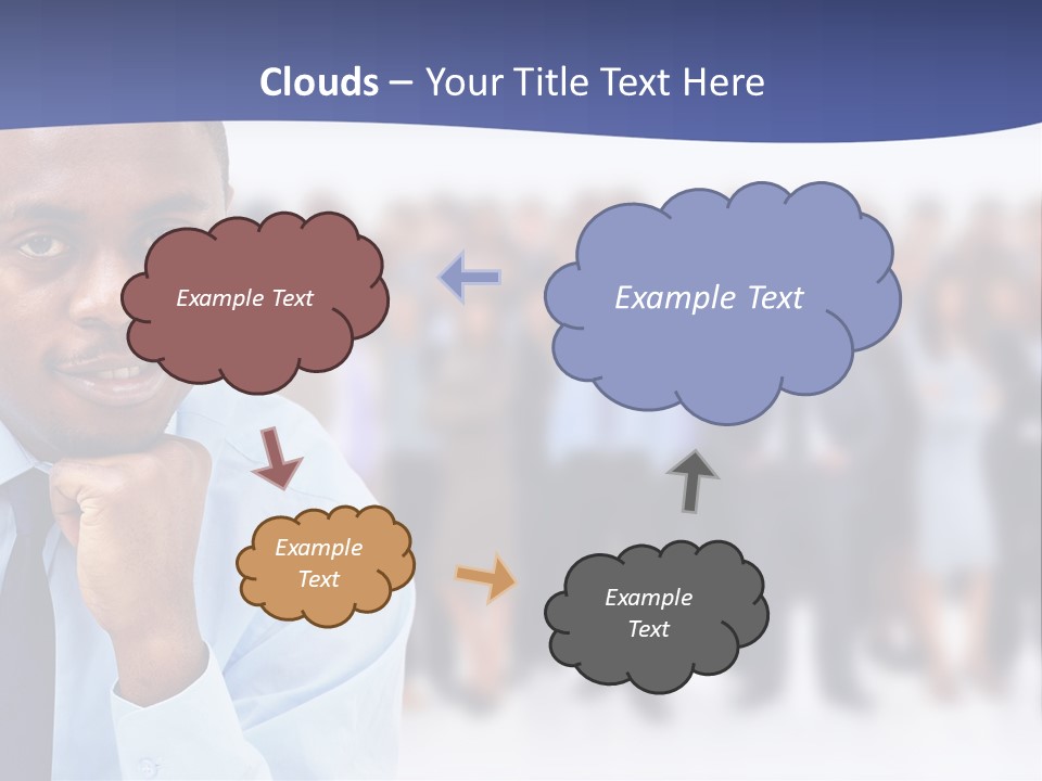 Europe Teamwork Boss PowerPoint Template