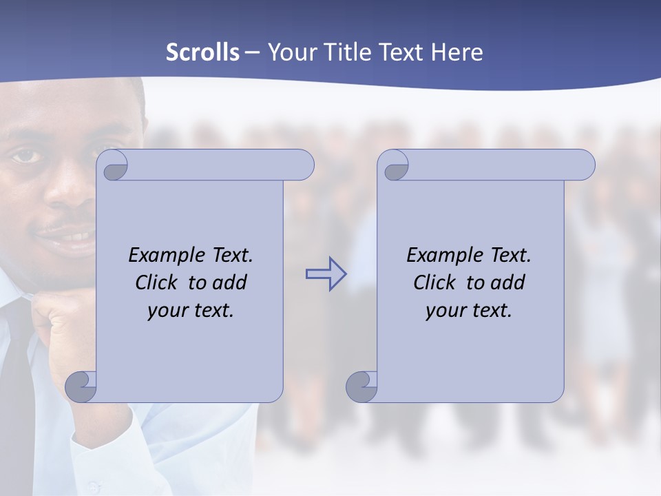 Europe Teamwork Boss PowerPoint Template