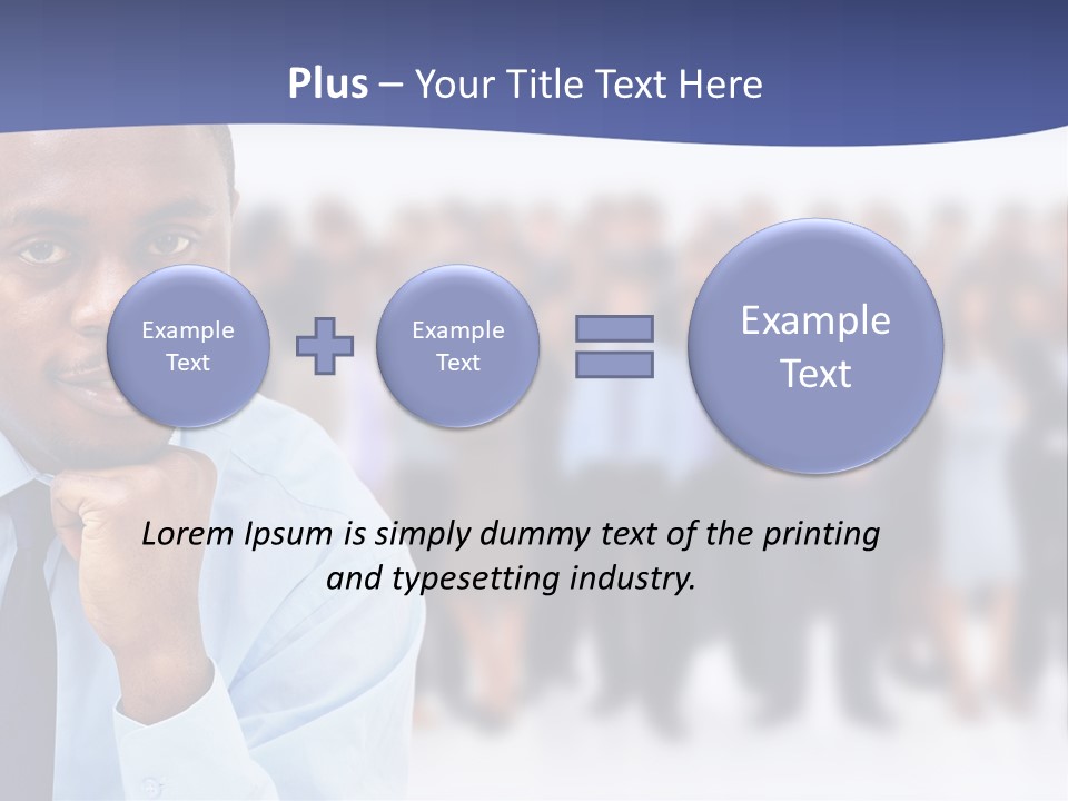 Europe Teamwork Boss PowerPoint Template