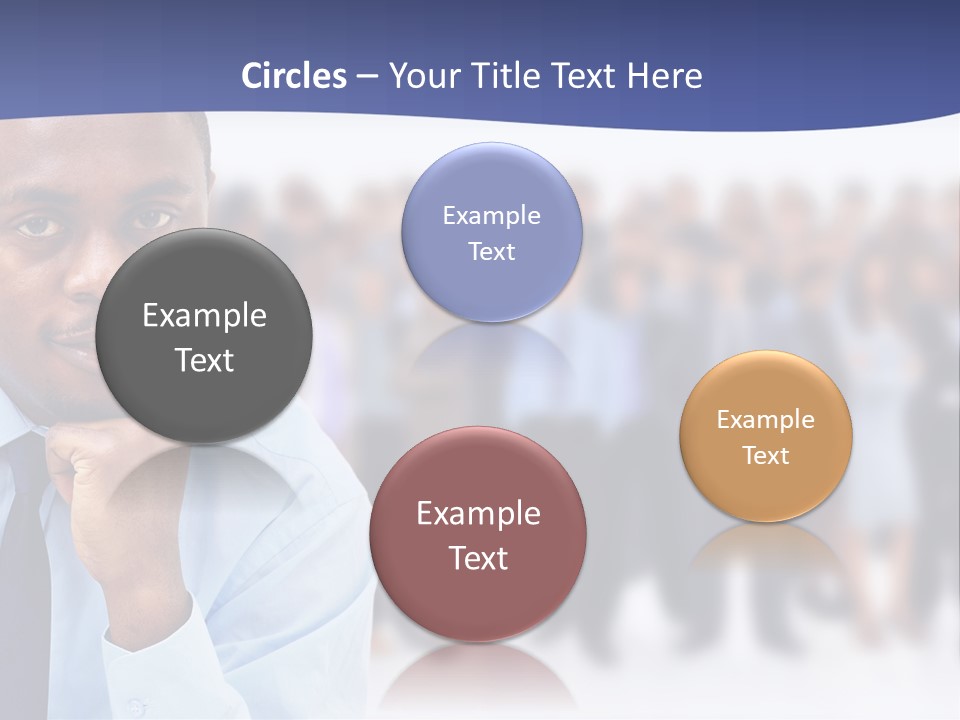 Europe Teamwork Boss PowerPoint Template