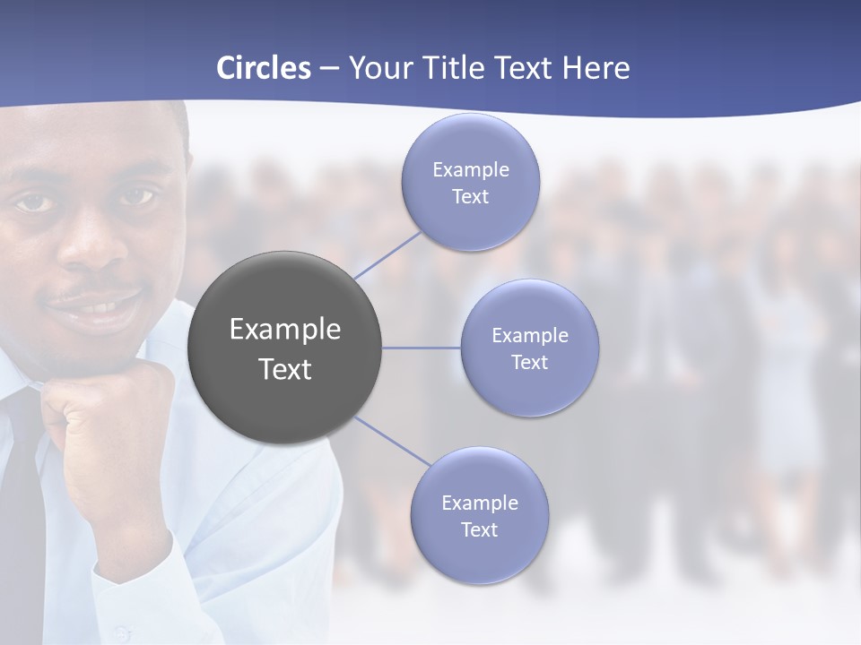 Europe Teamwork Boss PowerPoint Template