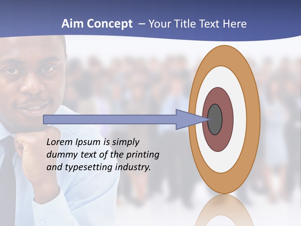 Europe Teamwork Boss PowerPoint Template