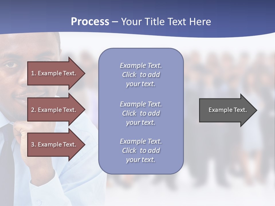 Europe Teamwork Boss PowerPoint Template