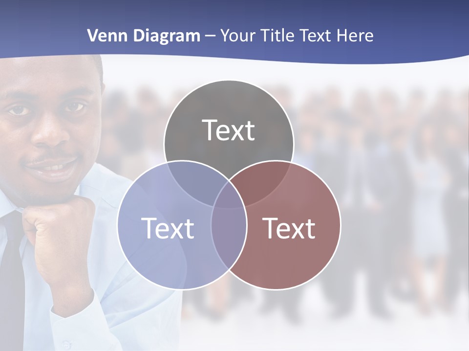 Europe Teamwork Boss PowerPoint Template