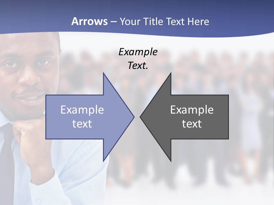 Europe Teamwork Boss PowerPoint Template