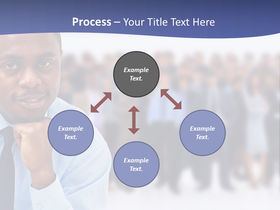 Europe Teamwork Boss PowerPoint Template