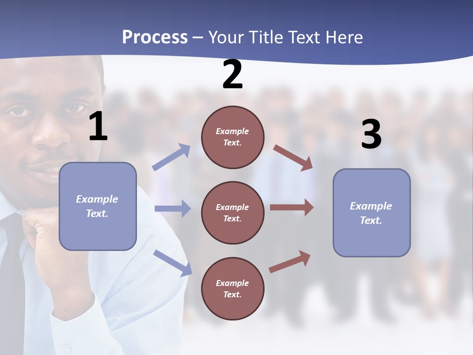 Europe Teamwork Boss PowerPoint Template