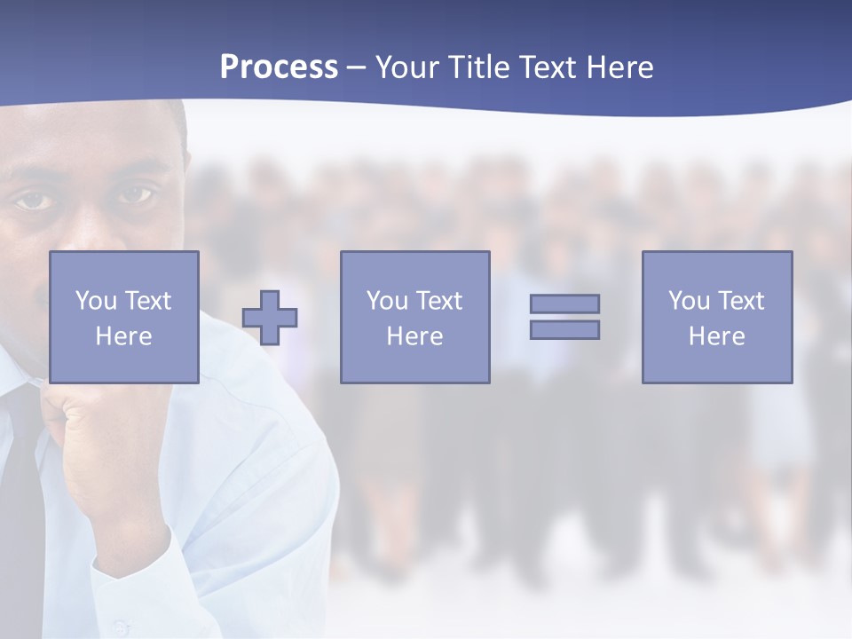 Europe Teamwork Boss PowerPoint Template