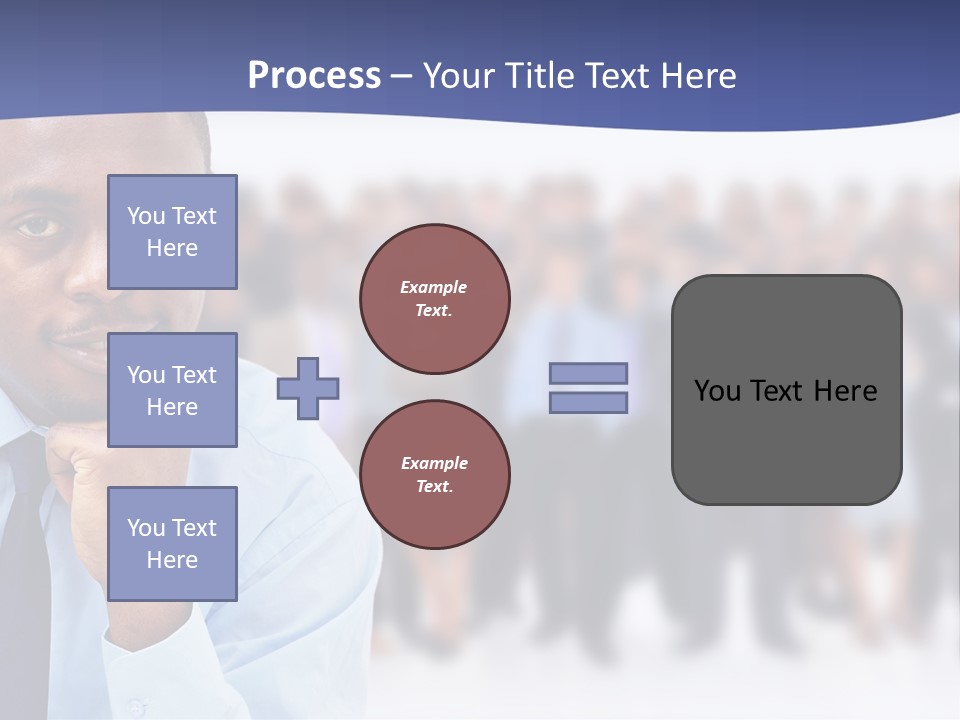 Europe Teamwork Boss PowerPoint Template
