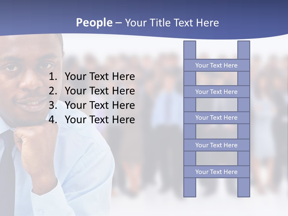 Europe Teamwork Boss PowerPoint Template