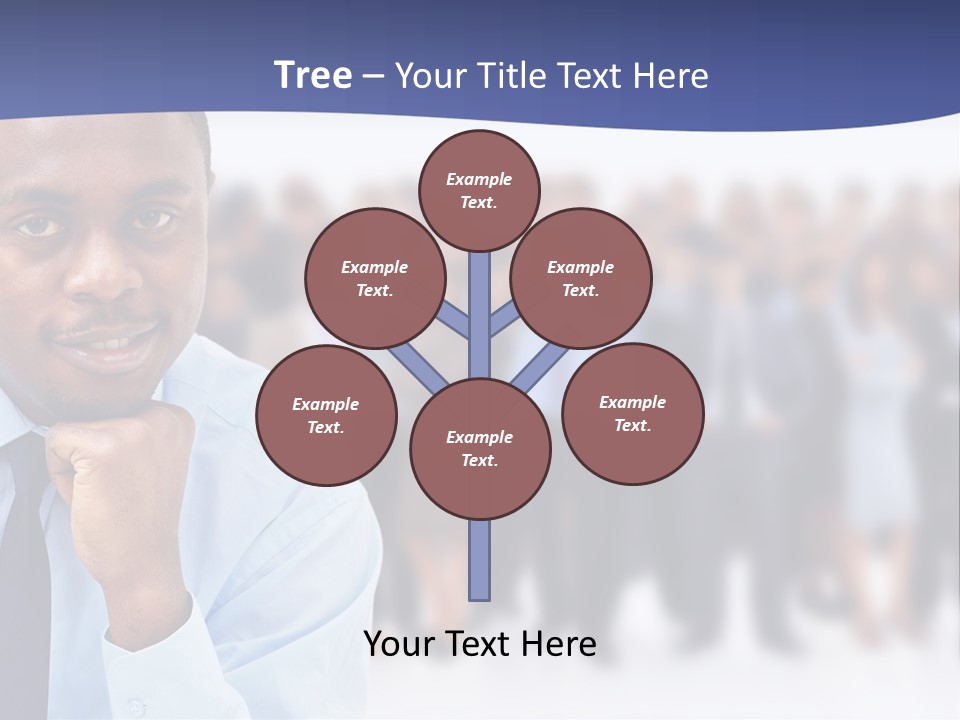 Europe Teamwork Boss PowerPoint Template