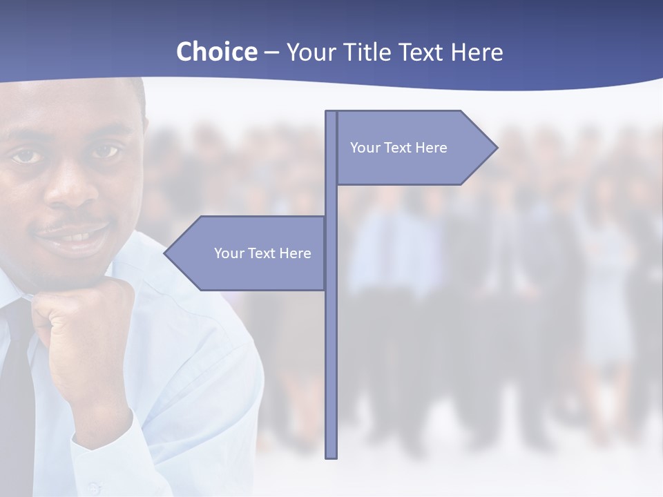 Europe Teamwork Boss PowerPoint Template