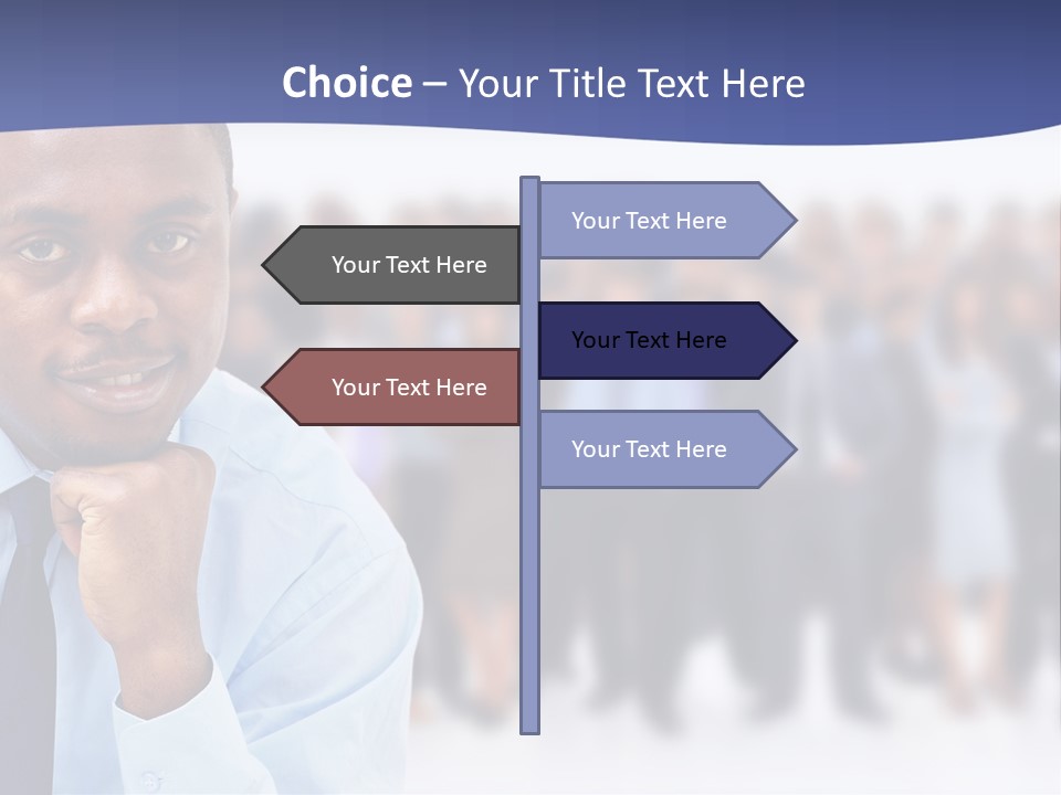 Europe Teamwork Boss PowerPoint Template