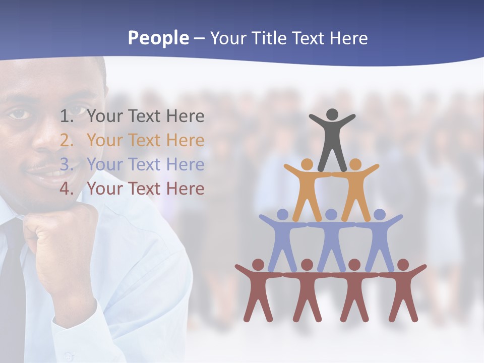 Europe Teamwork Boss PowerPoint Template