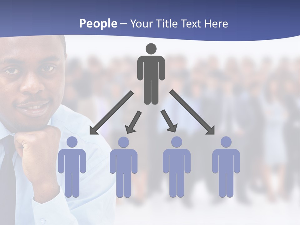 Europe Teamwork Boss PowerPoint Template