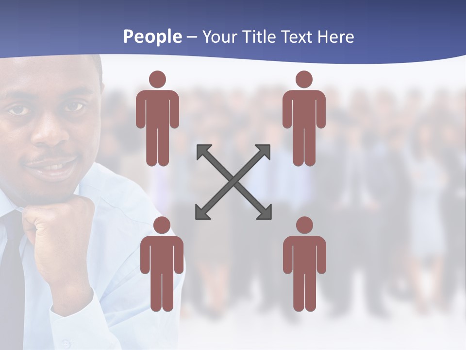 Europe Teamwork Boss PowerPoint Template