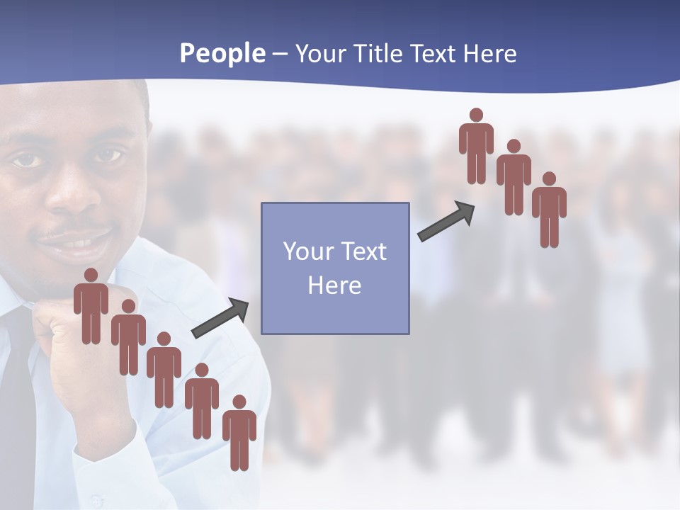 Europe Teamwork Boss PowerPoint Template