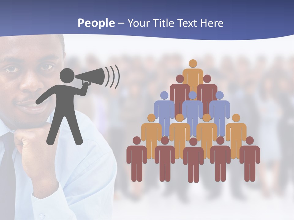 Europe Teamwork Boss PowerPoint Template