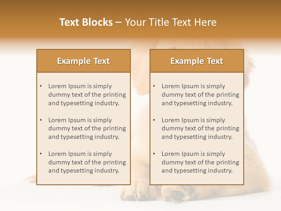 Soft Faithful Slobber PowerPoint Template