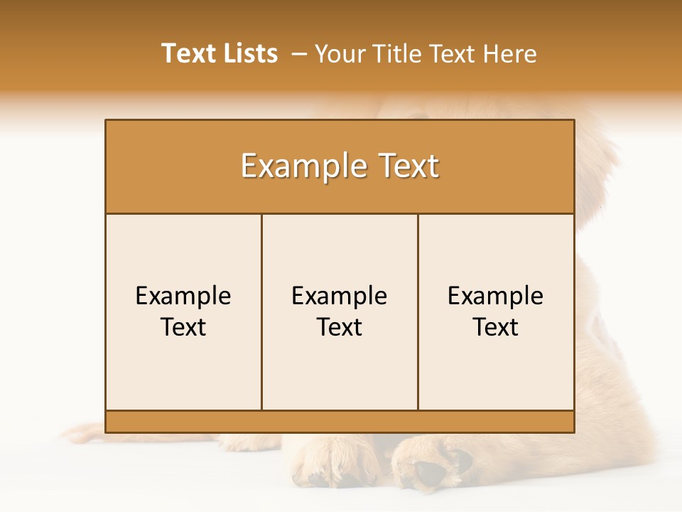 Soft Faithful Slobber PowerPoint Template