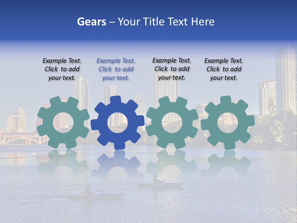 Lady Cityscape Autin PowerPoint Template