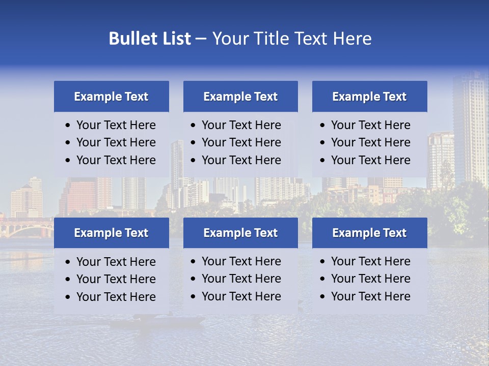 Lady Cityscape Autin PowerPoint Template