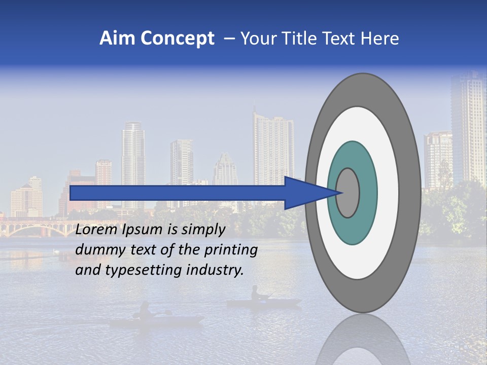 Lady Cityscape Autin PowerPoint Template