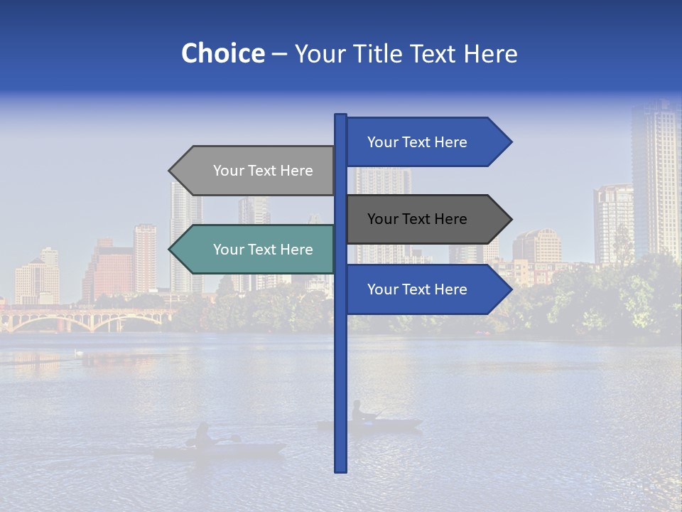 Lady Cityscape Autin PowerPoint Template