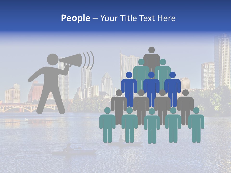 Lady Cityscape Autin PowerPoint Template