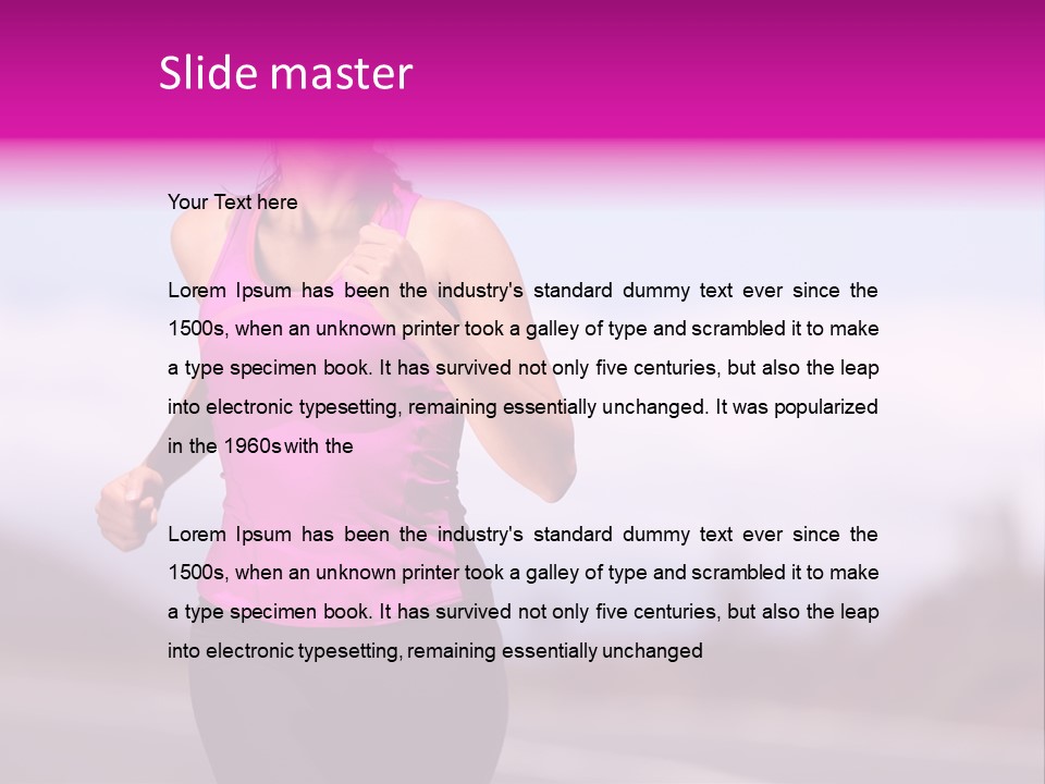 Fall Nature Exercise PowerPoint Template