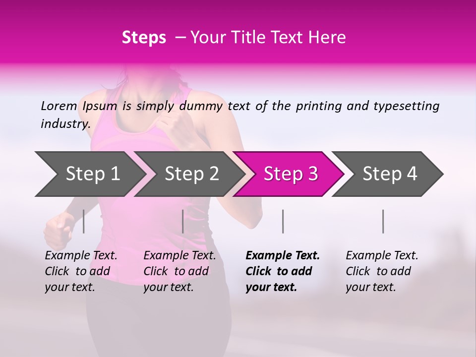 Fall Nature Exercise PowerPoint Template