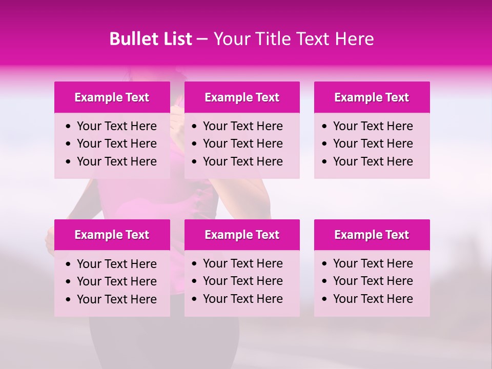 Fall Nature Exercise PowerPoint Template