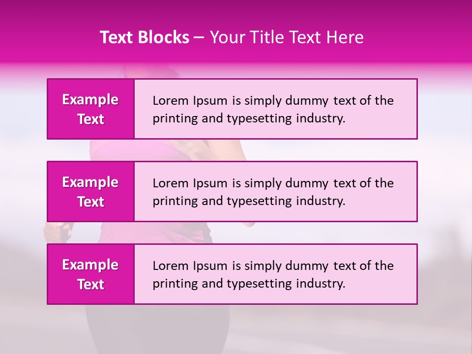 Fall Nature Exercise PowerPoint Template