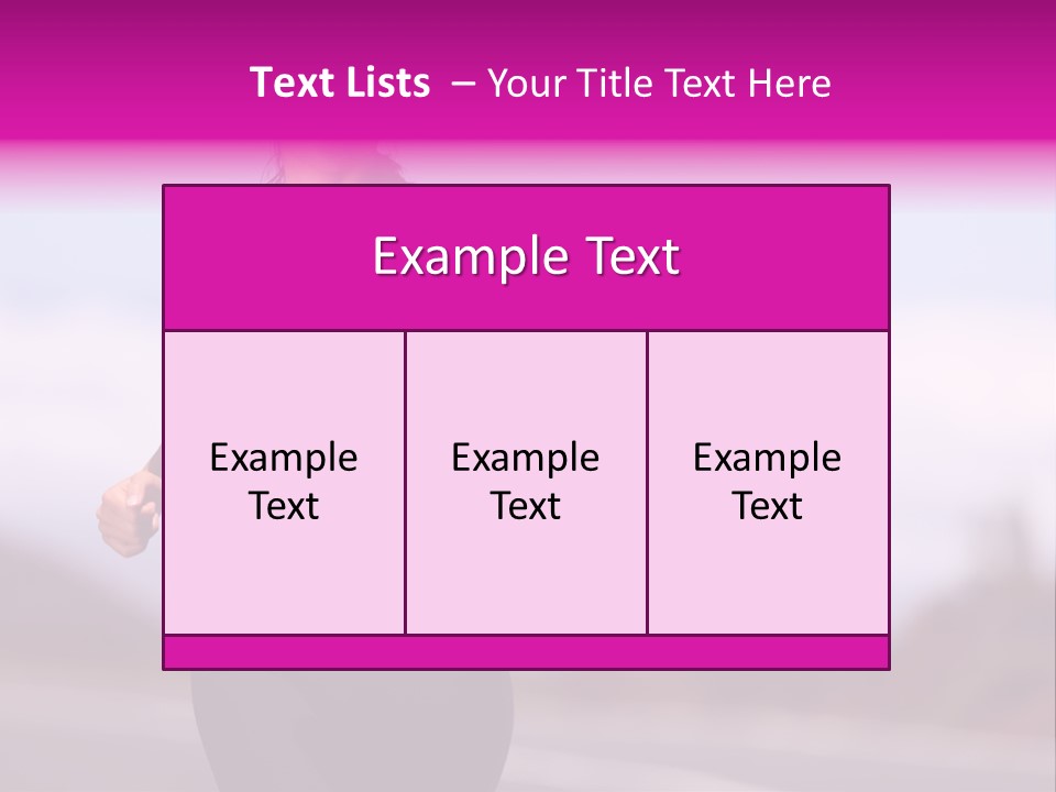 Fall Nature Exercise PowerPoint Template