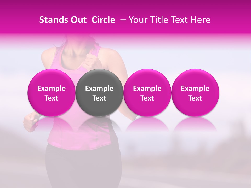 Fall Nature Exercise PowerPoint Template