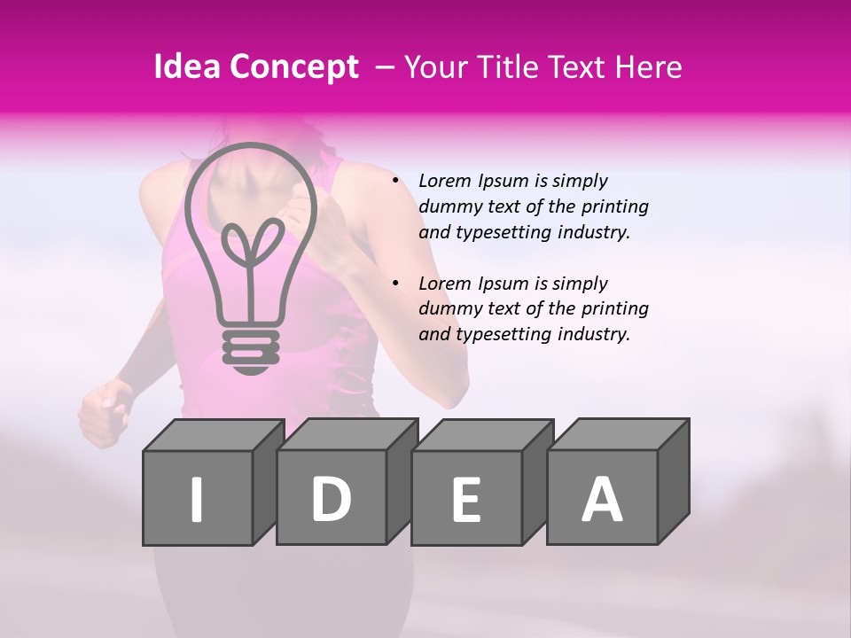 Fall Nature Exercise PowerPoint Template