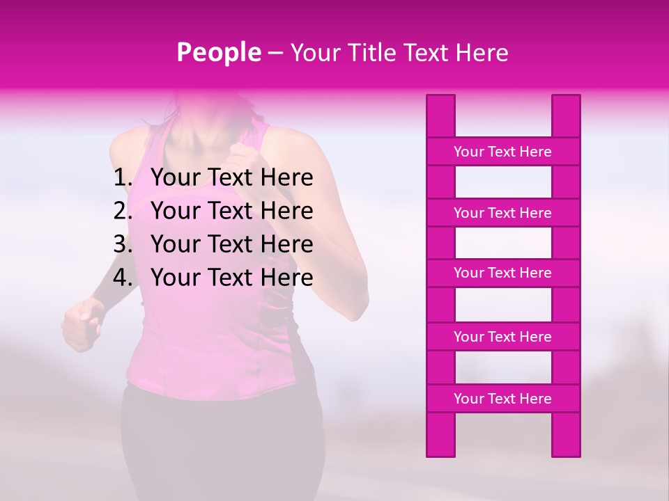 Fall Nature Exercise PowerPoint Template