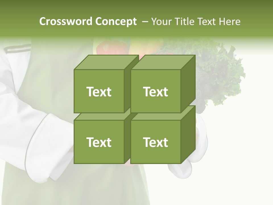 Recipe Nutrition Salad PowerPoint Template