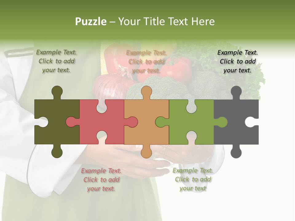 Recipe Nutrition Salad PowerPoint Template