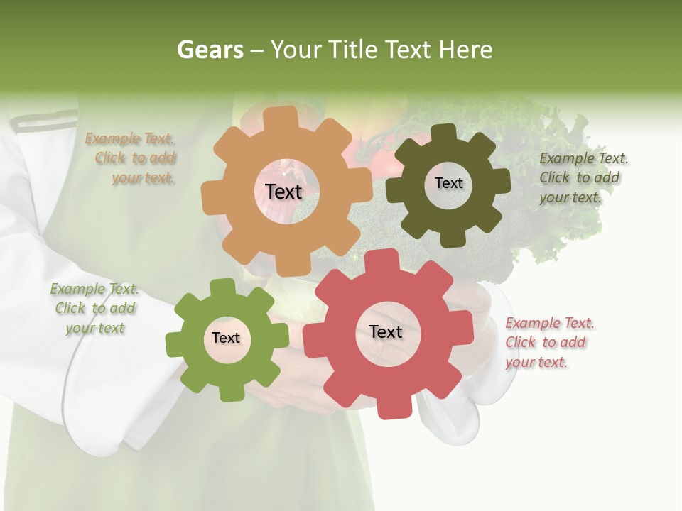 Recipe Nutrition Salad PowerPoint Template