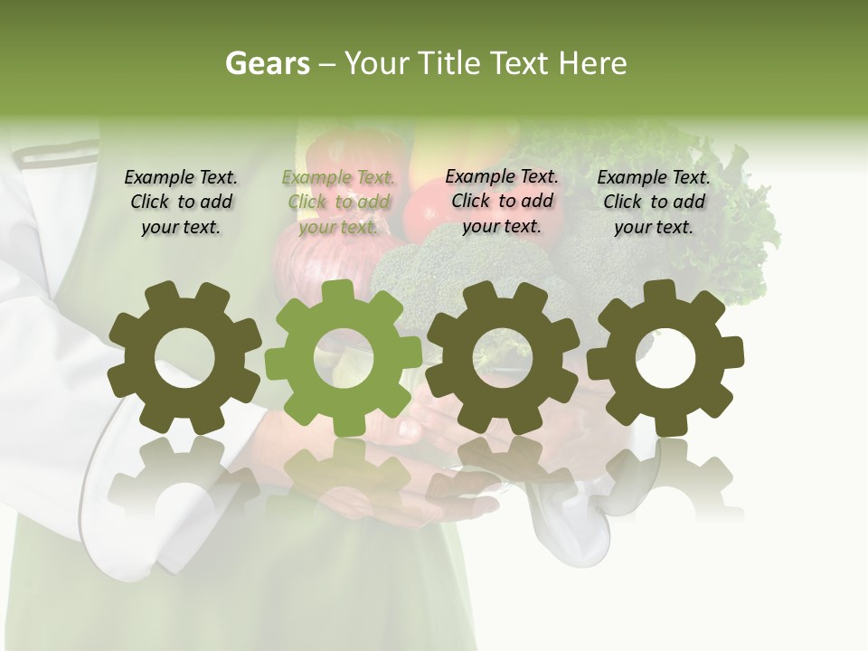 Recipe Nutrition Salad PowerPoint Template