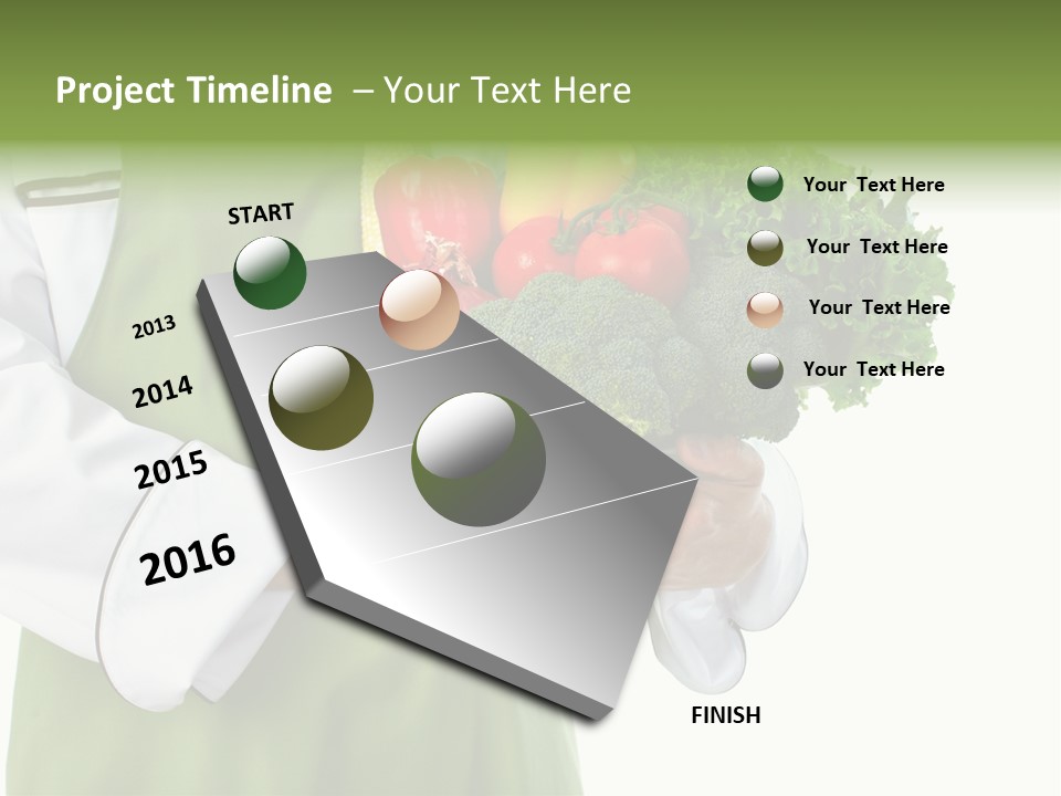 Recipe Nutrition Salad PowerPoint Template