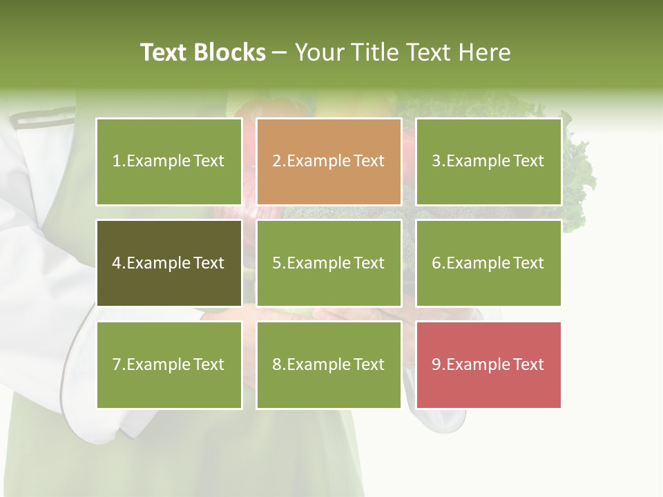 Recipe Nutrition Salad PowerPoint Template