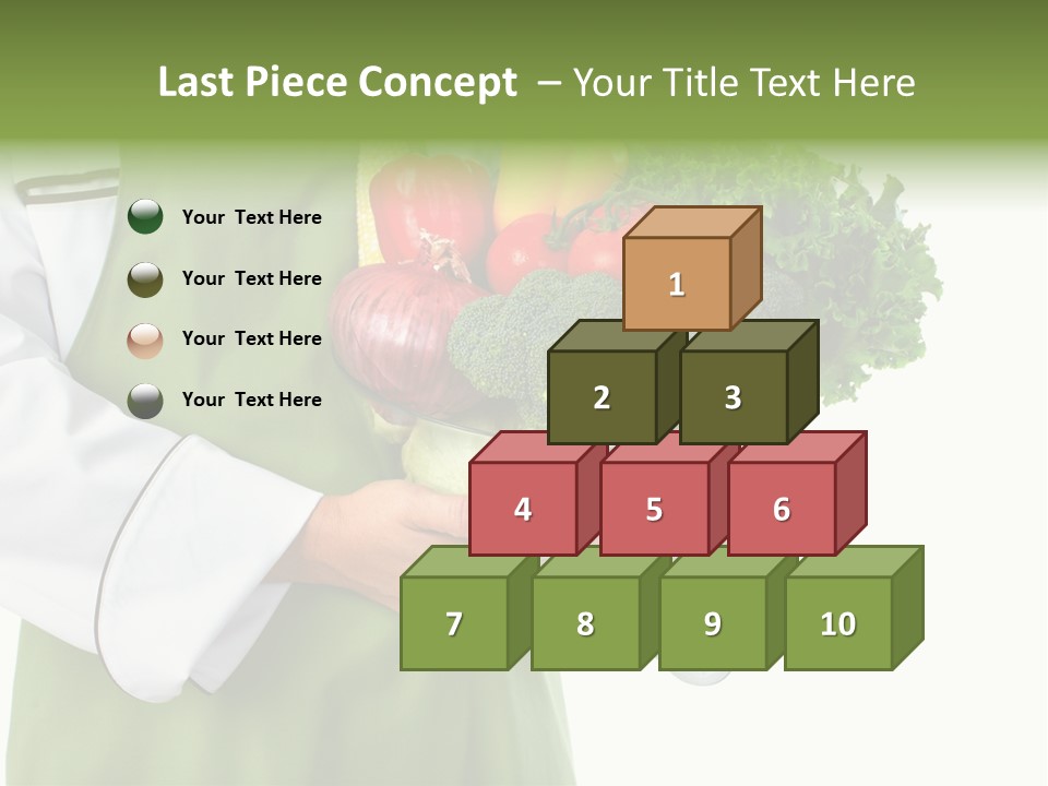 Recipe Nutrition Salad PowerPoint Template