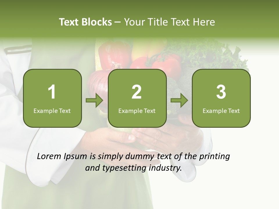 Recipe Nutrition Salad PowerPoint Template