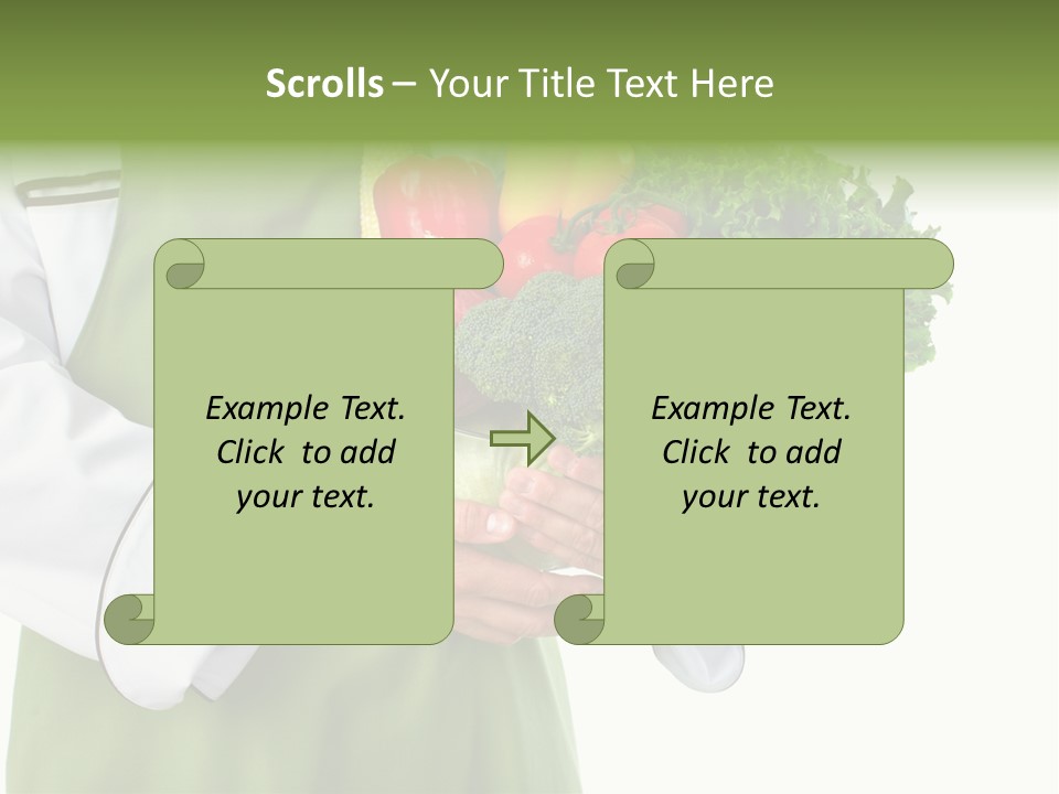 Recipe Nutrition Salad PowerPoint Template