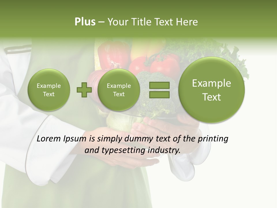 Recipe Nutrition Salad PowerPoint Template