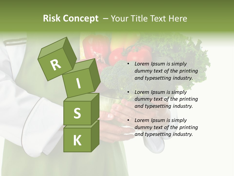 Recipe Nutrition Salad PowerPoint Template