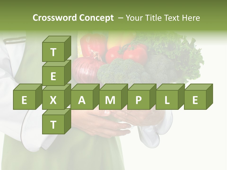 Recipe Nutrition Salad PowerPoint Template