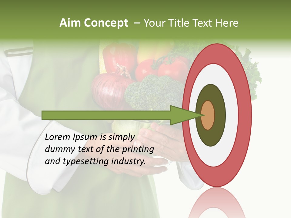 Recipe Nutrition Salad PowerPoint Template